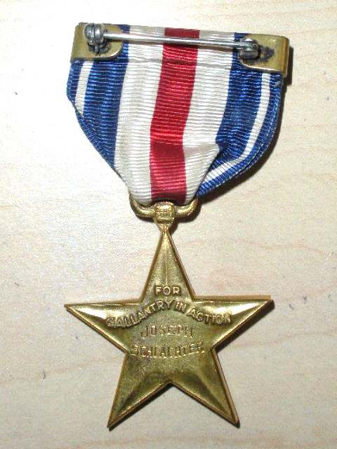 Silver Star Medal Wwi Engraving Style MEDALS DECORATIONS U S