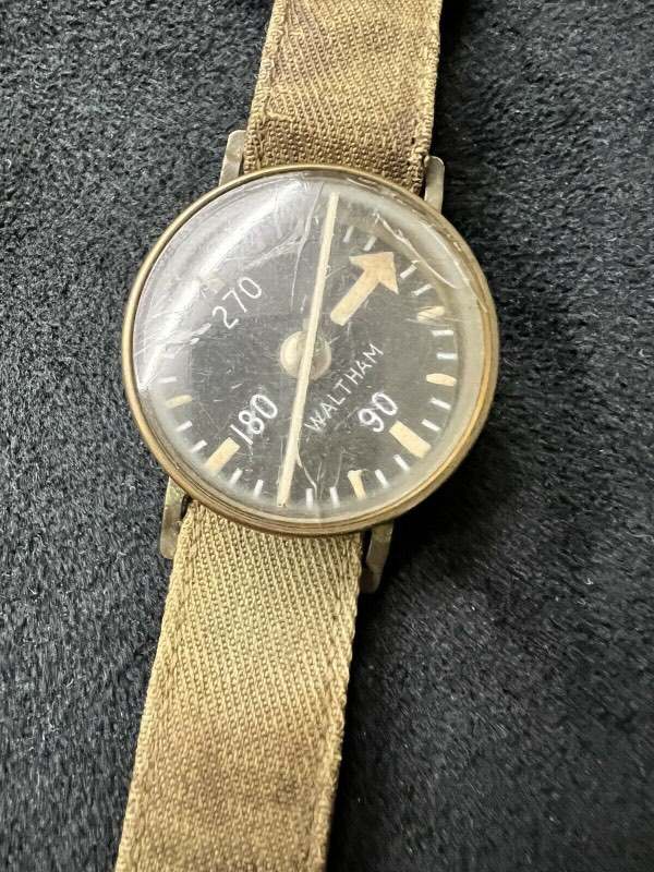 Waltham Wrist Compass Field Personal Gear Section U S Militaria