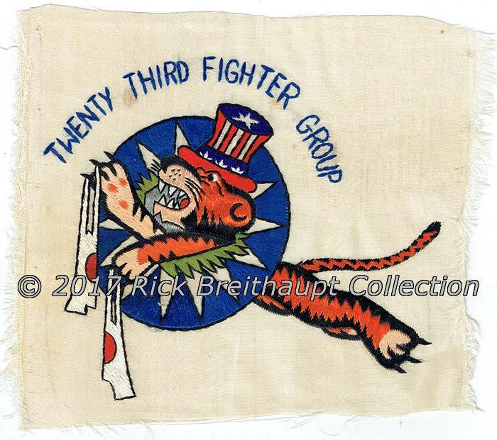 FLYING TIGERS 23d Fighter Group Patch – Plastic Backing - Squadron Nostalgia