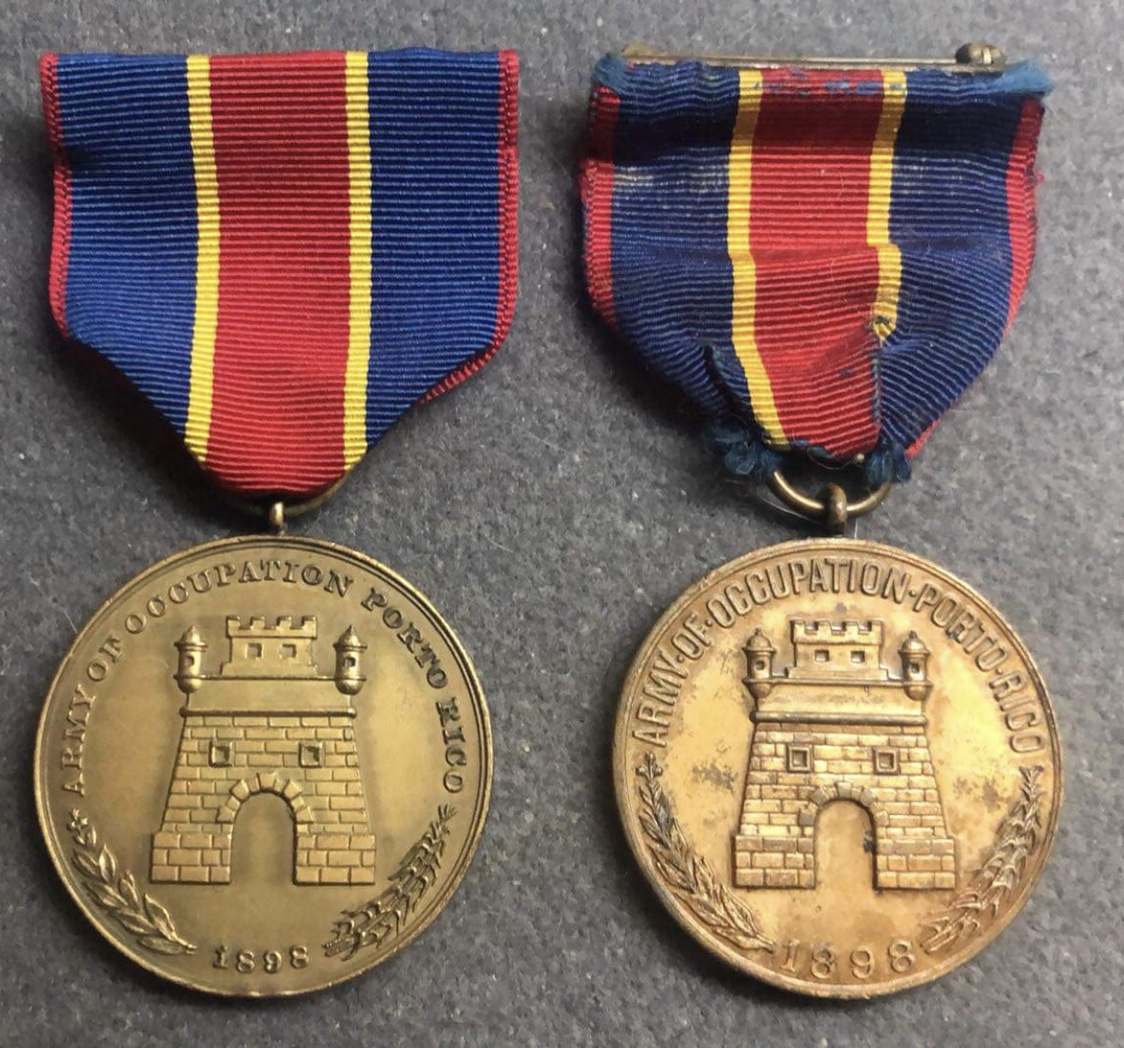 Ref Thread Puerto Rico Occupation Medal REFERENCE (Medals