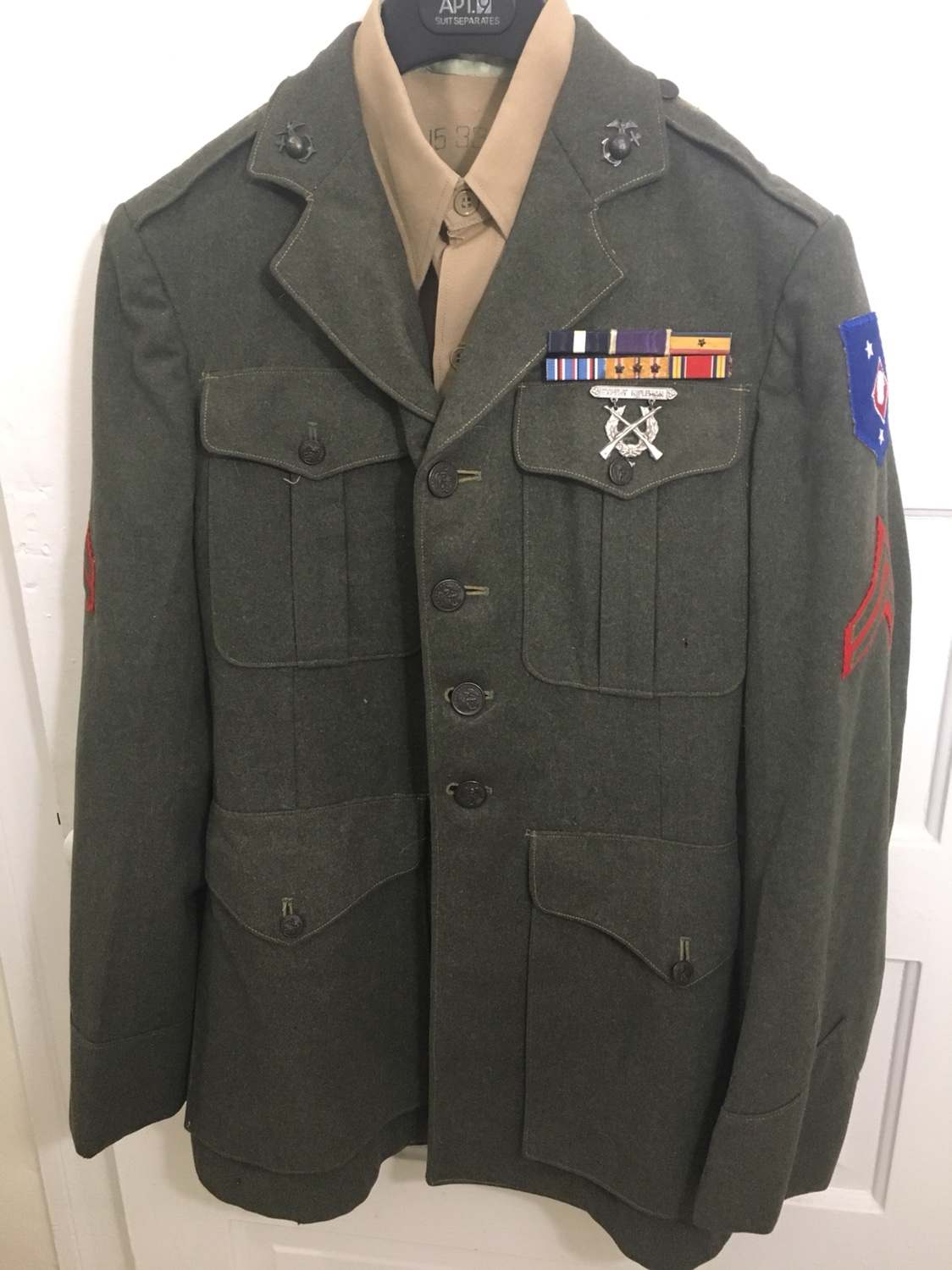 WW2 Marine Raider KIA Navy Cross uniform - UNIFORMS - U.S. Militaria Forum