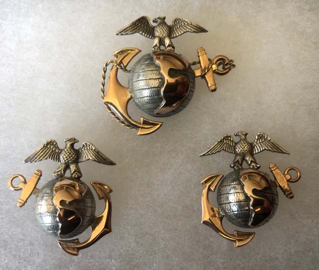 P1912 Officer Dress Emblem Set Marine Corps Ega Discussion U S Militaria Forum