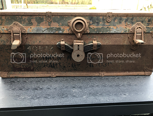 Restoration of an Old US Army Footlocker  How to Restore an Old Storage  Chest/Trunk 