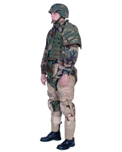 Deltoid Axillary Protection System (DAPS) in woodland camo - M-1; M-1C ...