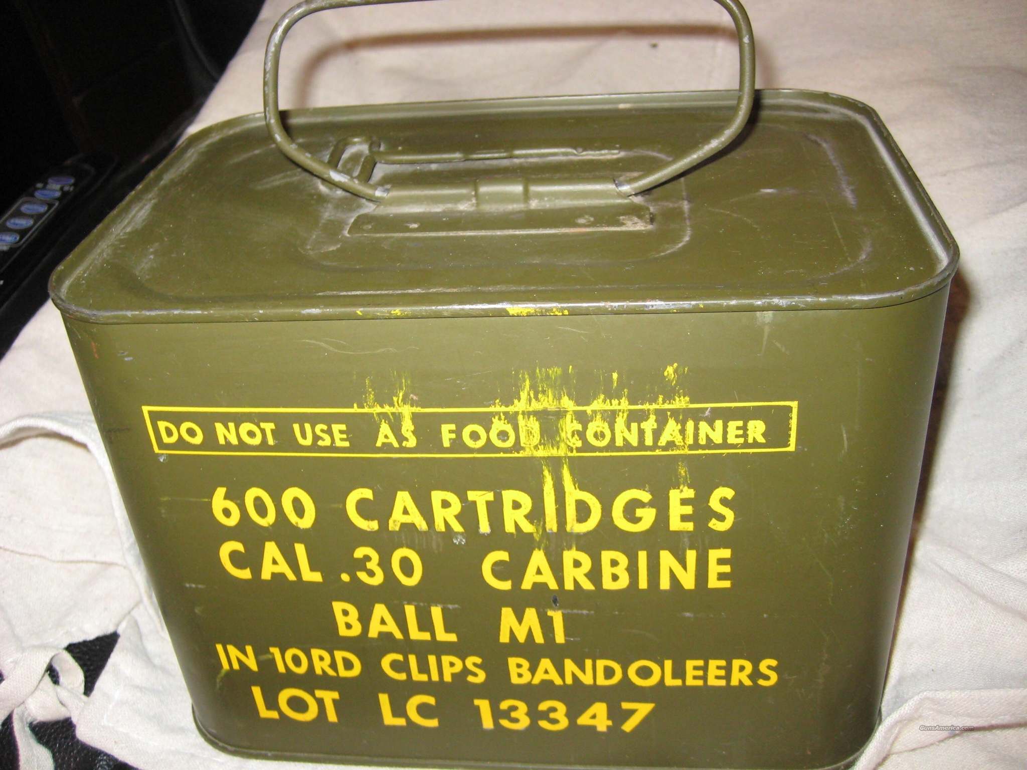 M1 carbine unopened ammo can - FIREARMS - U.S. Militaria Forum