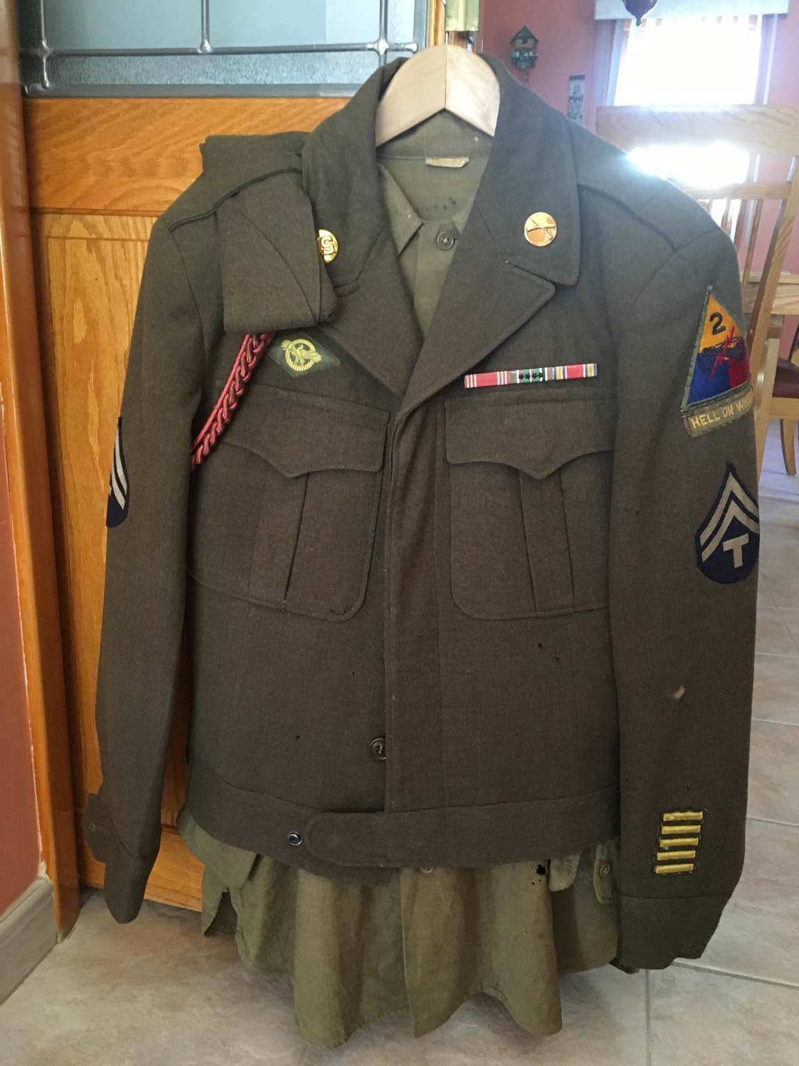 1944 Hell On Wheels complete dress uniform - UNIFORMS - U.S. Militaria ...
