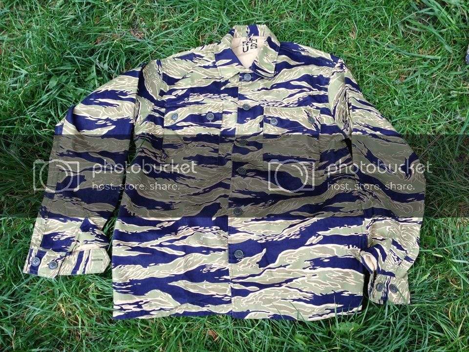 Non Stock JWD Pattern Tiger Stripe Camo Jacket Vietnam War Ripstop