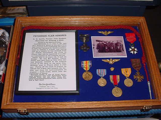 Kenneth Rose Smith - WW I Naval aviator medals - ATTRIBUTED MEDAL ...