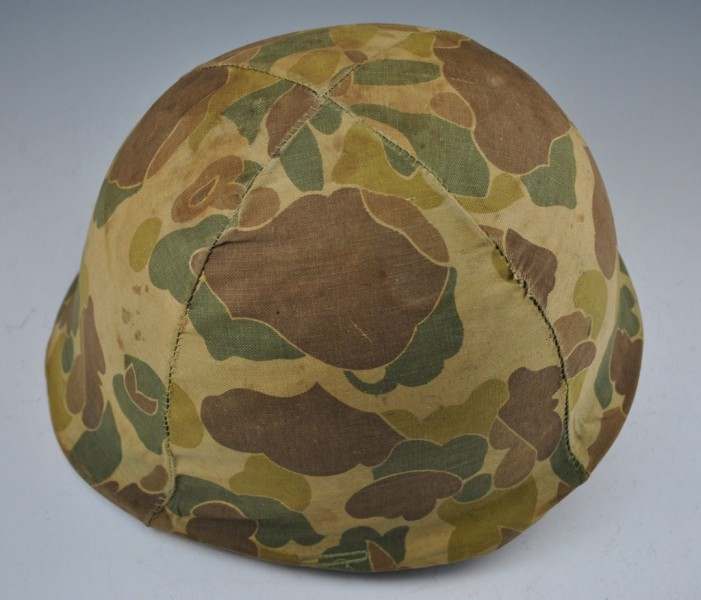 Captain's WWII M1C Helmet with Camo Cloth Cover - M-1; M-1C & M-2 ...