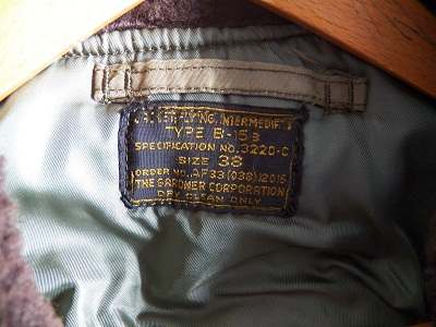 B15b flight jacket - FLIGHT CLOTHING - U.S. Militaria Forum