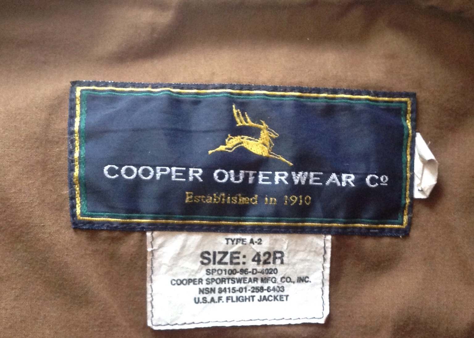 cooper flight jacket - FLIGHT CLOTHING - U.S. Militaria Forum