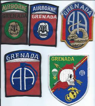 82nd Division Grenada patches - ARMY AND USAAF - U.S. Militaria Forum