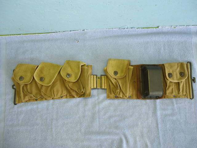 A pair of BAR belts.WW1 / WW2. - FIELD & PERSONAL GEAR SECTION - U.S.  Militaria Forum