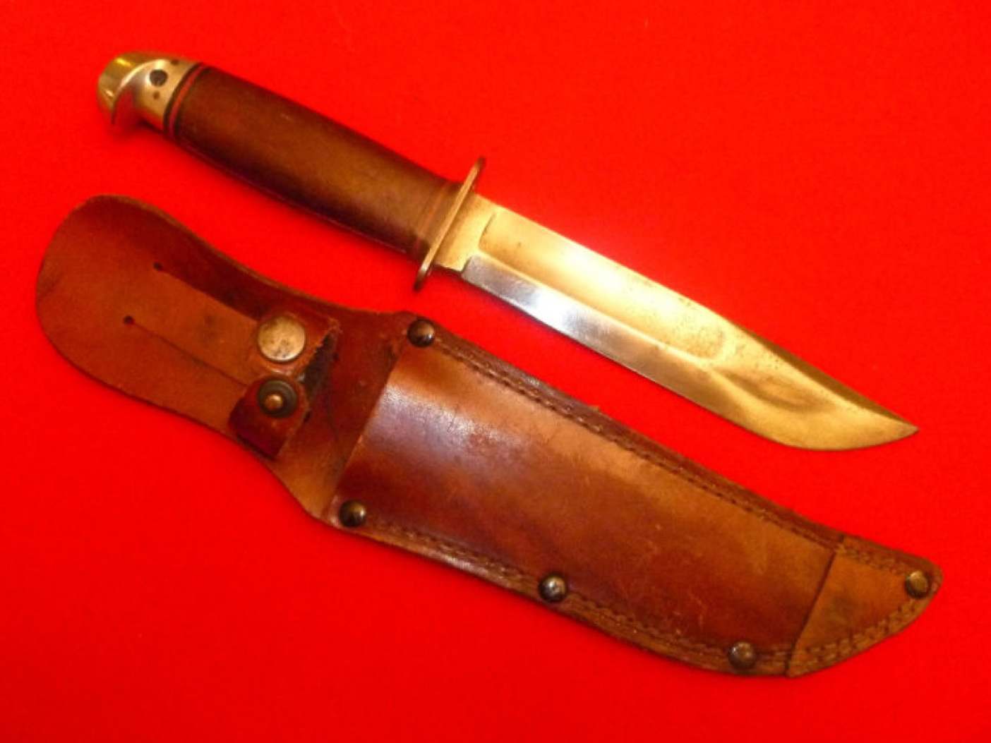 Vntg. Western WW2 Shark Knife with 6” Blade - No Sheath