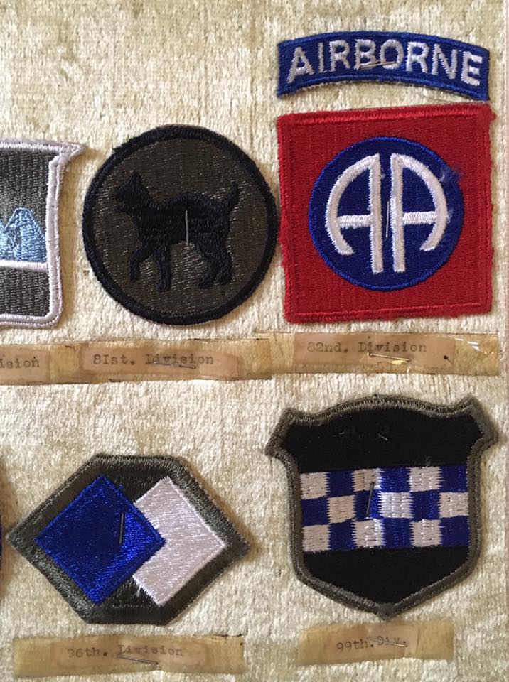 Framed Patch Display - Infantry Divisions - ARMY AND USAAF - U.S. Militaria  Forum