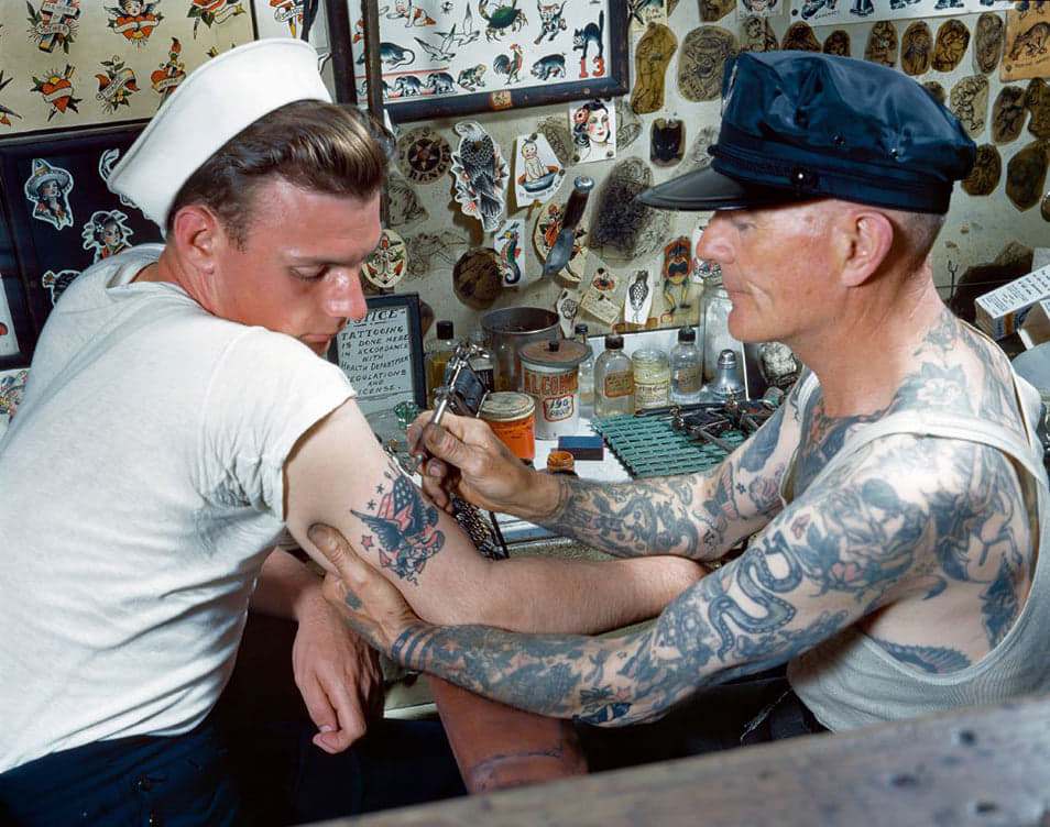US Navy Full Back Tattoo - Veteran Ink
