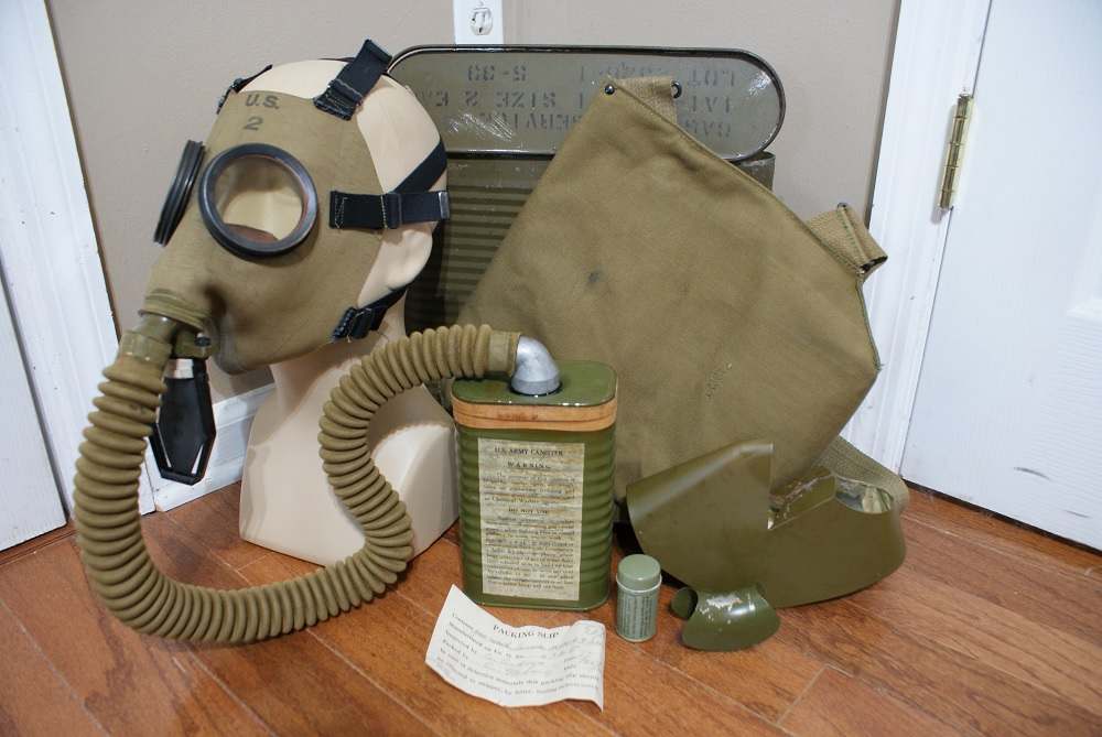 m17a1 gas mask bag