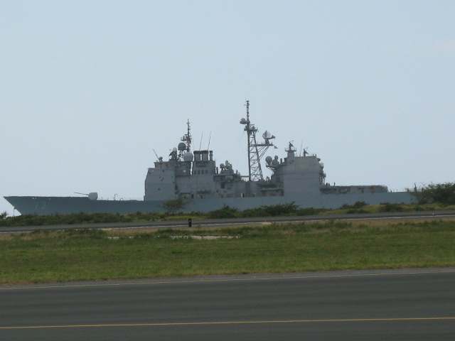 USS PORT ROYAL aground off of Honolulu International Airport - MILITARY ...