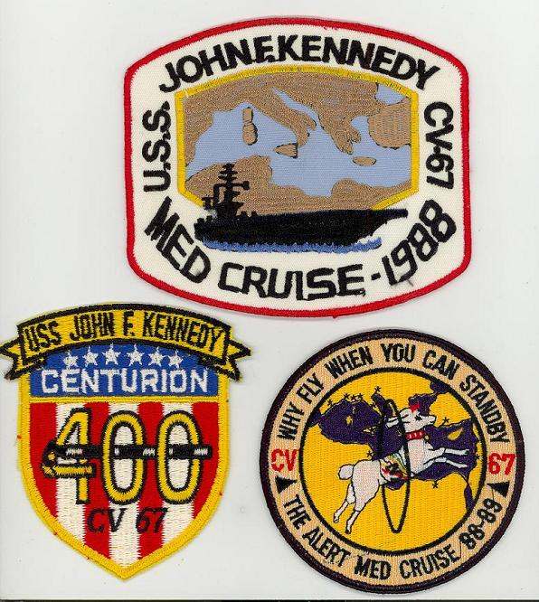 USS John F. Kennedy - NAVY, COAST GUARD AND OTHER SEA SERVICES PATCHES ...