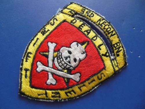 A Vietnam War era USMC 3rd Recon Battalion patch - MARINES - U.S.