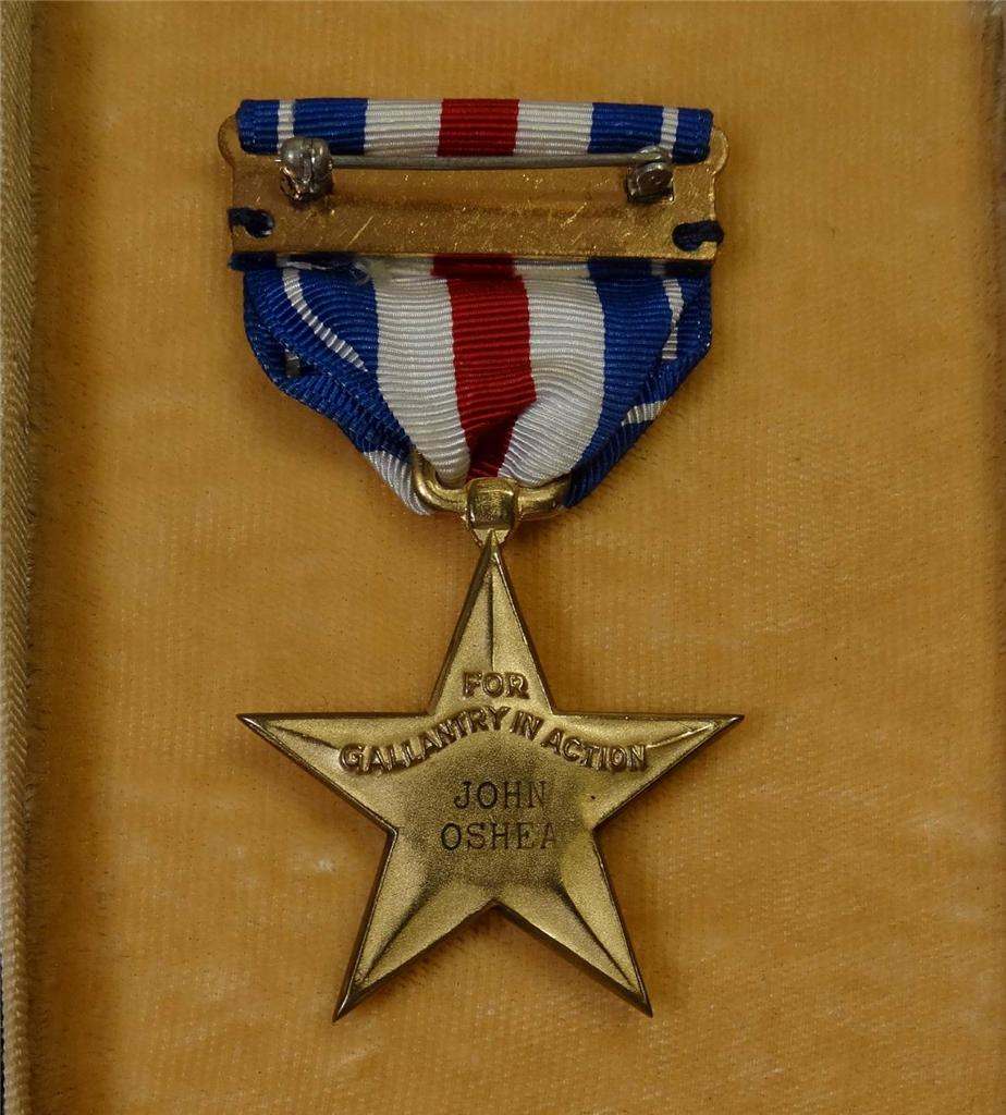 SILVER STAR MEDAL ENGRAVING STYLE - MEDALS & DECORATIONS - U.S ...