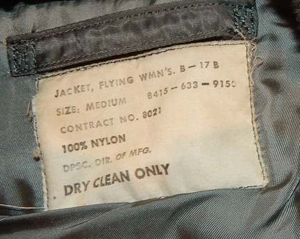 Women's flight jackets - WOMEN'S SERVICES - U.S. Militaria Forum