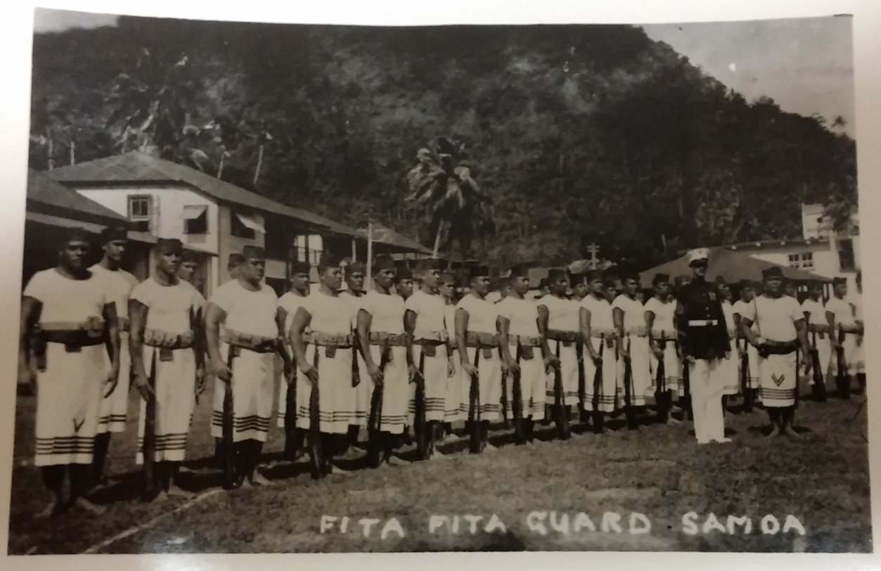 Fita Fita Guard Samoa EPHEMERA PHOTOGRAPHS MILITARY ARTWORK