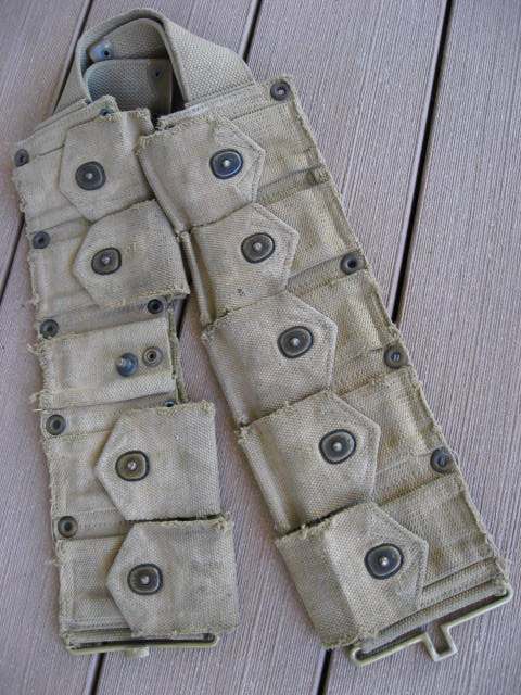 M1923 Cartridge Belt ? - FIELD & PERSONAL GEAR SECTION - U.S. Militaria ...