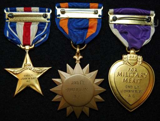 E-Bay USAAF Silver Star / Air Medal / Purple Heart - MEDALS ...