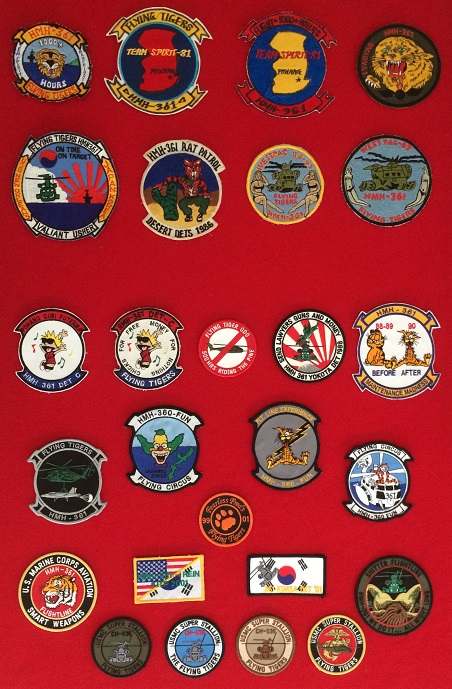 Marine Helicopter Squadron 361 patch collection - MARINES - U.S ...