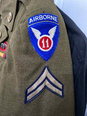 WWII 11th Airborne Uniform with Japanese Made Patch - UNIFORMS - U.S ...