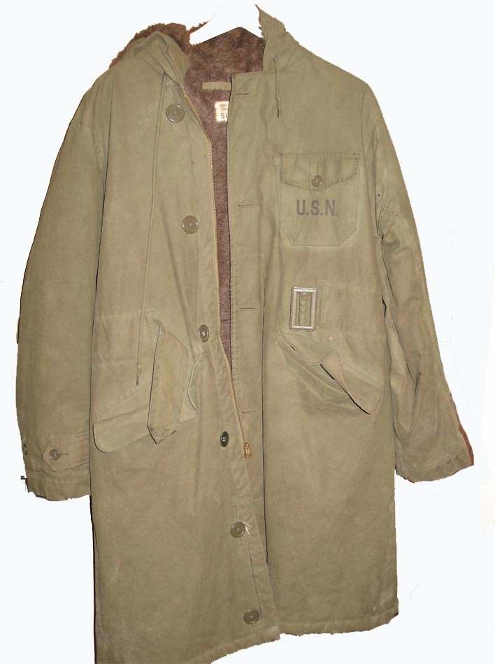 Unidentified Navy WWII Parka - NAVAL & SEA SERVICE UNIFORMS - U.S ...