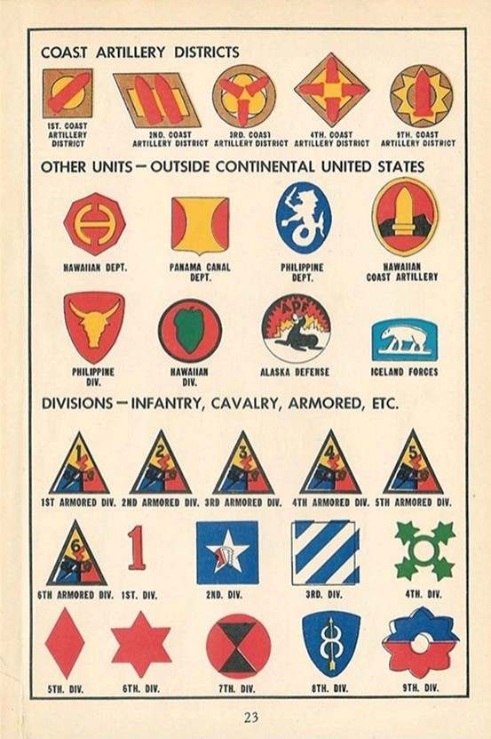 1942 U.S.Service Symbols - Page 2 - HOMEFRONT & THE WAR EFFORT - U.S ...