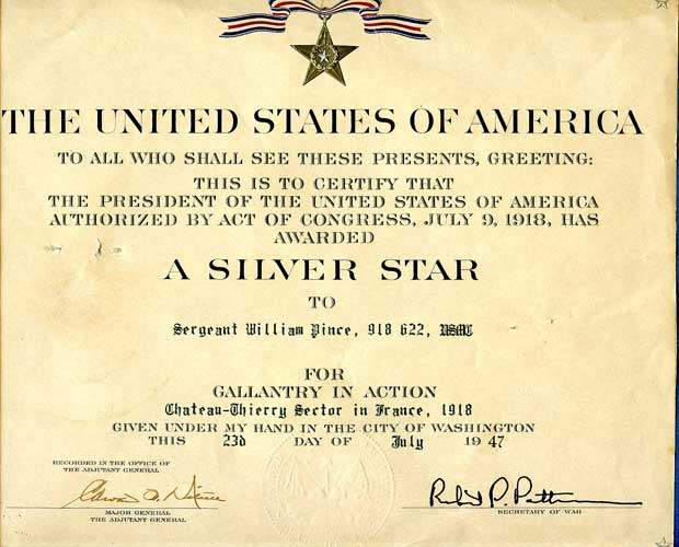 Belleau Woods named USMC Silver Star - MEDALS & DECORATIONS - U.S ...