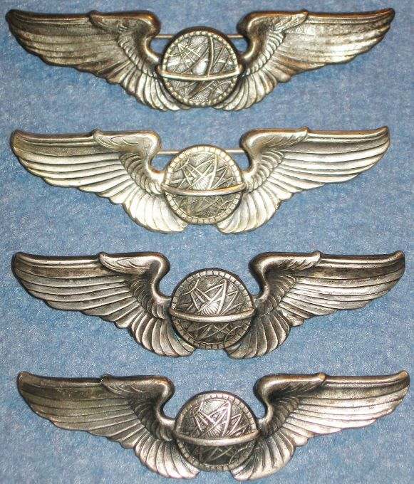 4 WW2 Navigator Wings - WING BADGES - U.S. Militaria Forum