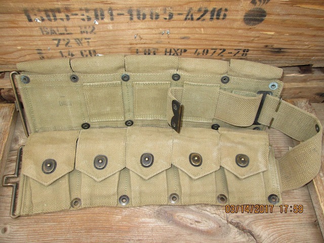 M1923 Cartridge Belt - BOYT 1942 - FIELD & PERSONAL GEAR SECTION - U.S ...