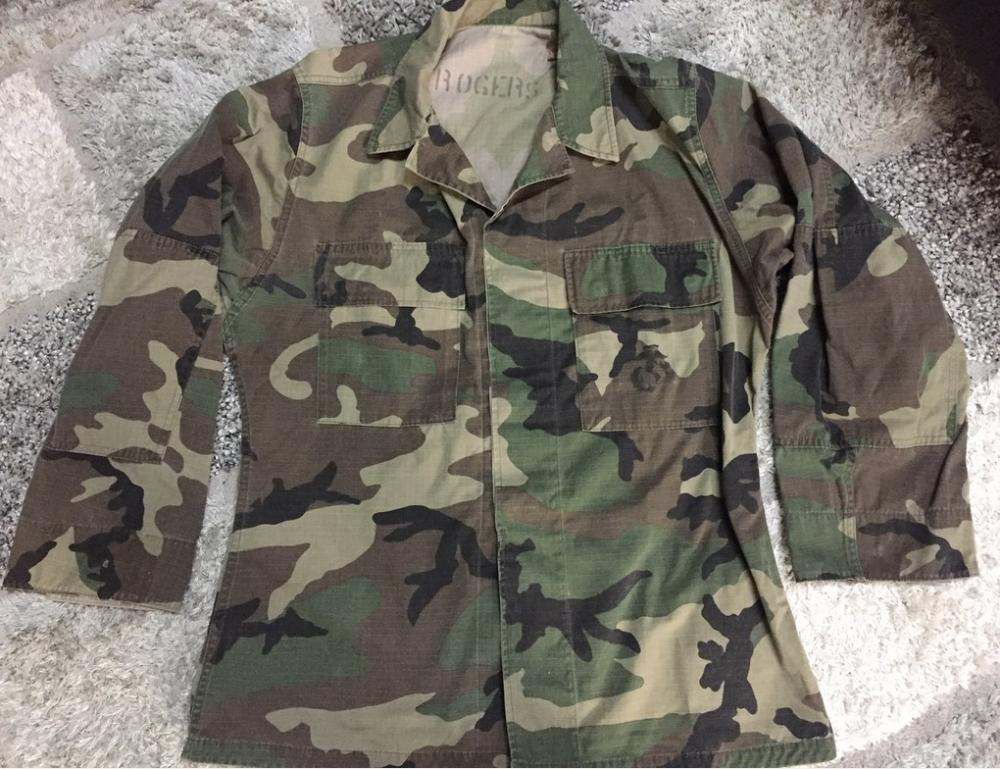 My new camouflage find.Experimental? USMC Reversible Woodland