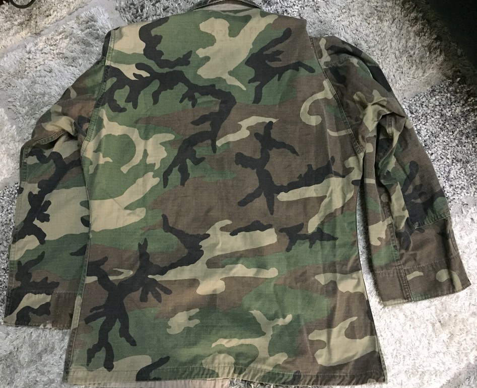 My new camouflage find.Experimental? USMC Reversible Woodland