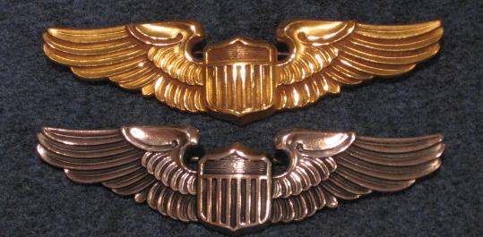 Gold Pilot Wings ??? - WING BADGES - U.S. Militaria Forum