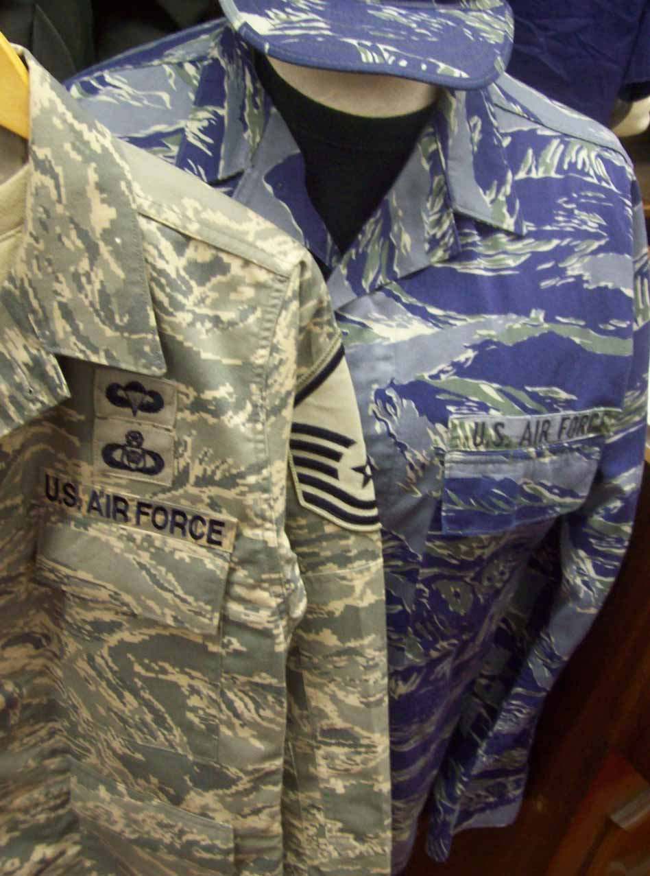 Air force clearance blue tiger stripe