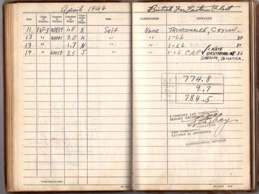 WWII NAVAL AVIATOR FLIGHT LOGBOOKS - Page 3 - EPHEMERA, PHOTOGRAPHS ...