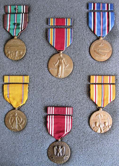 small WW2 medal display - MEDALS & DECORATIONS - U.S. Militaria Forum