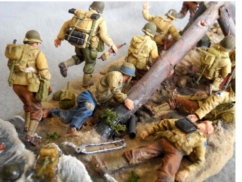 1/35 scale 29th Infantry Division, Omaha Beach Normandy, D-Day Figure ...