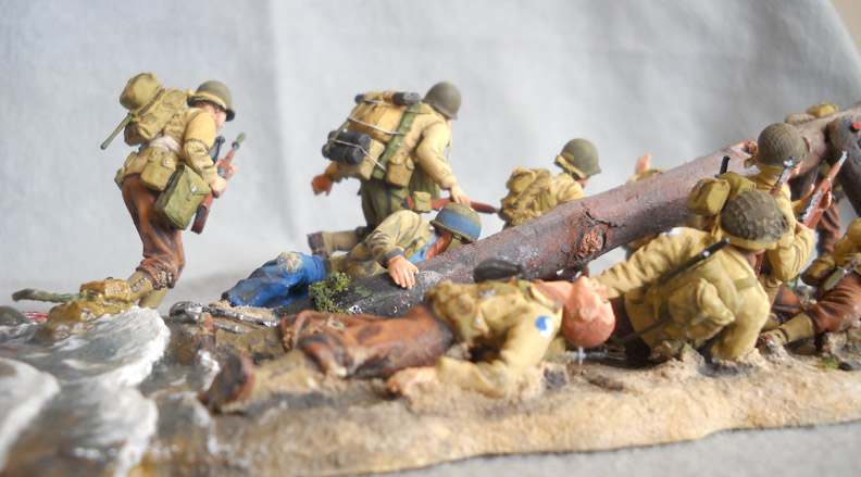 1/35 scale 29th Infantry Division, Omaha Beach Normandy, D-Day Figure ...