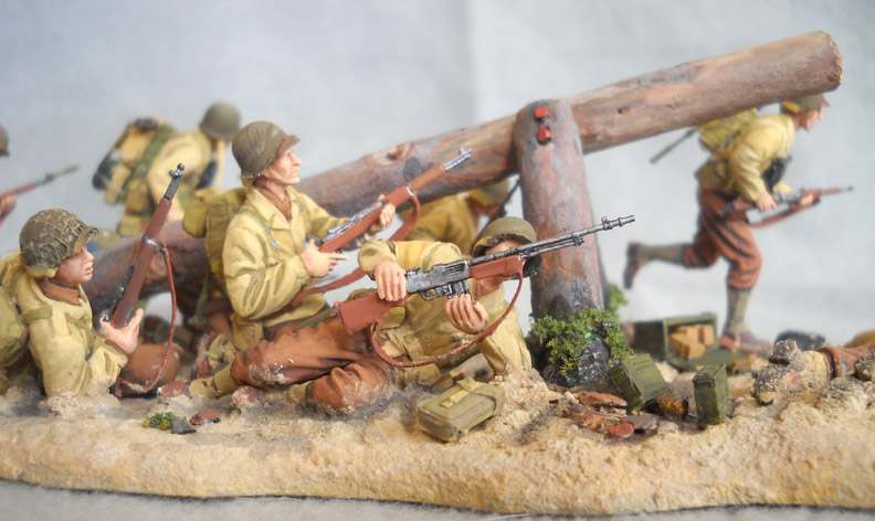 1/35 scale 29th Infantry Division, Omaha Beach Normandy, D-Day Figure ...