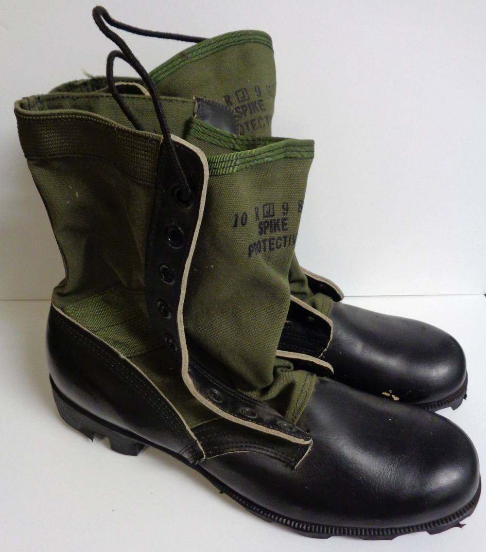 Vietnam era tropical combat boots w/ lace-in zippers - UNIFORMS - U.S.  Militaria Forum