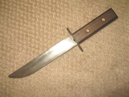 Theater or Shop Made WWII knife carried by US Marine in South Pacific ...