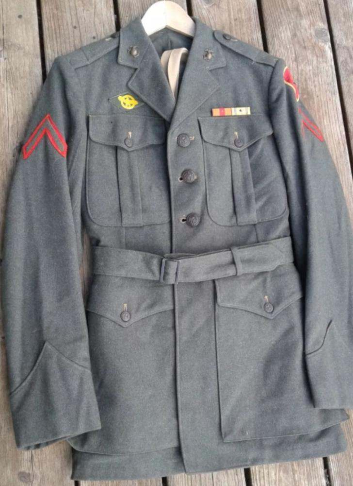 WWII USMC Vandegrift Jacket with Odd Ribbons - UNIFORMS - U.S ...