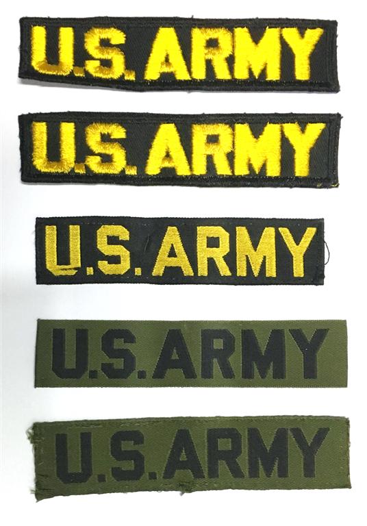 Vietnam, US ARMY nametape question - ARMY AND USAAF - U.S. Militaria Forum