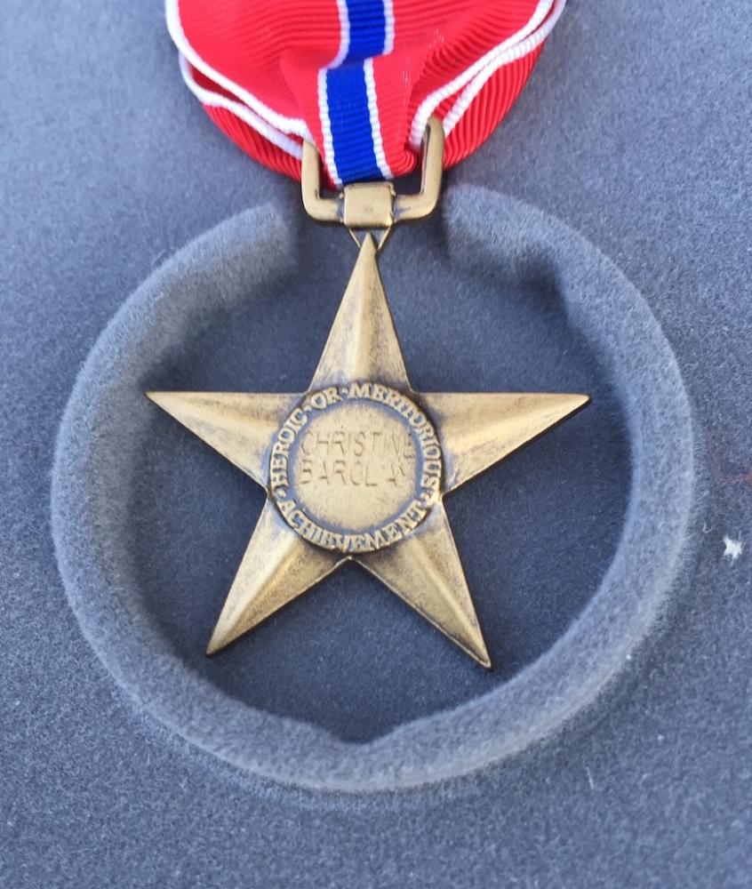 Bronze Star Engraved to a Female - MEDALS & DECORATIONS - U.S ...